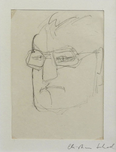 Portraitskizze G. R. Sellner